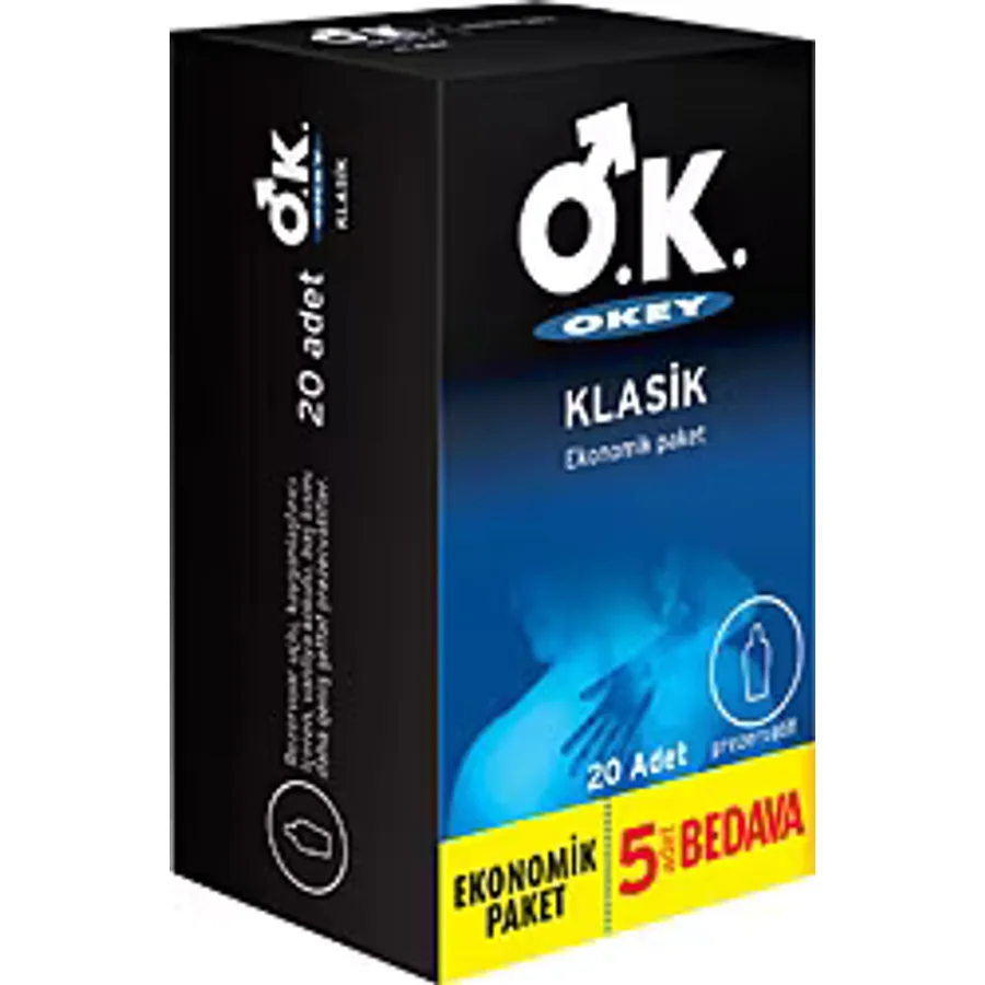 Okey Klasik 20'li Prezervatif