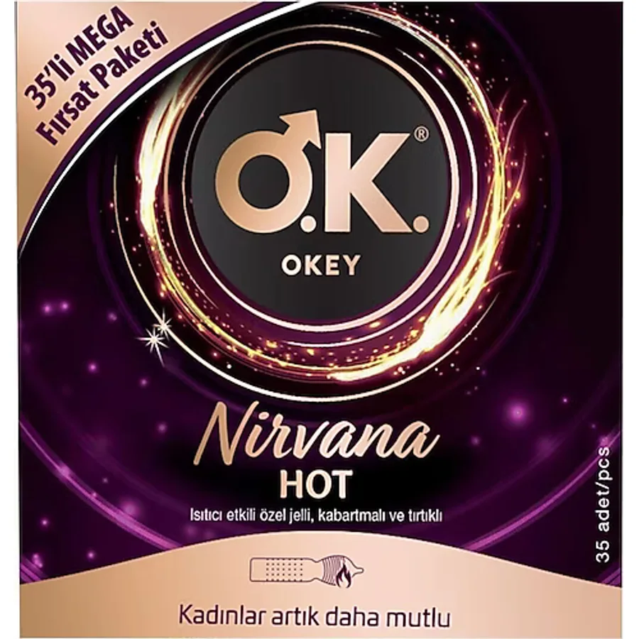 Okey Nirvana Hot 35'li Prezervatif