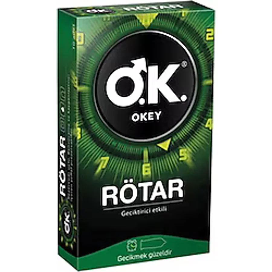 Okey Rötar 10'lu Prezervatif