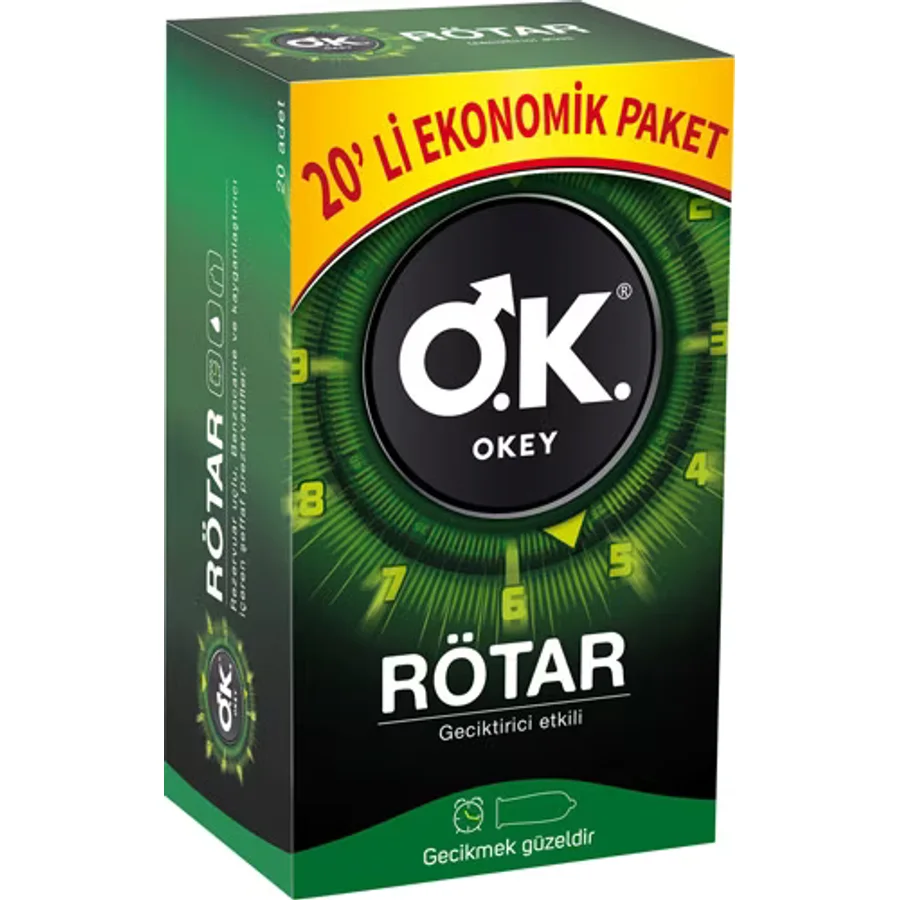 Okey Rötar 20'li Prezervatif