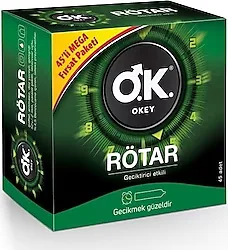 Okey Rötar 45'li Prezervatif