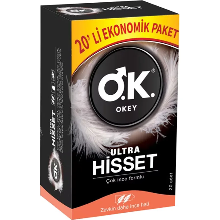 Okey Ultra Hisset 20'li Prezervatif