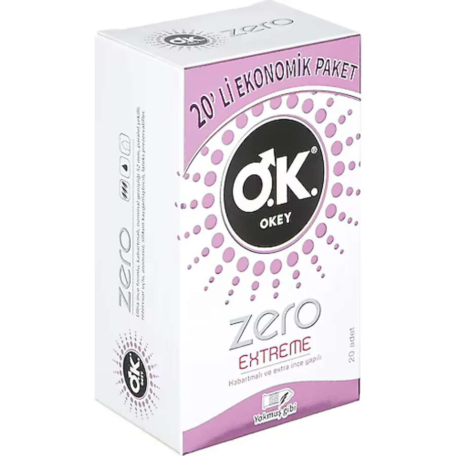 Okey Zero Extreme 20'li Prezervatif