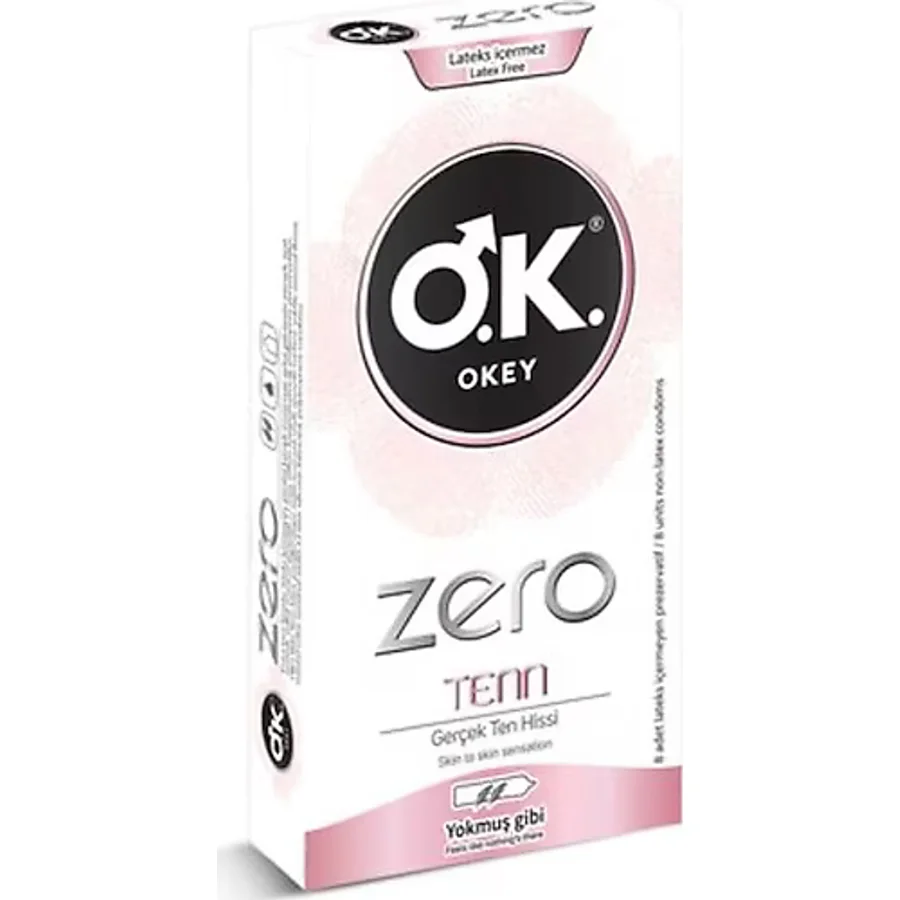 Okey Zero Tenn 8'li Prezervatif
