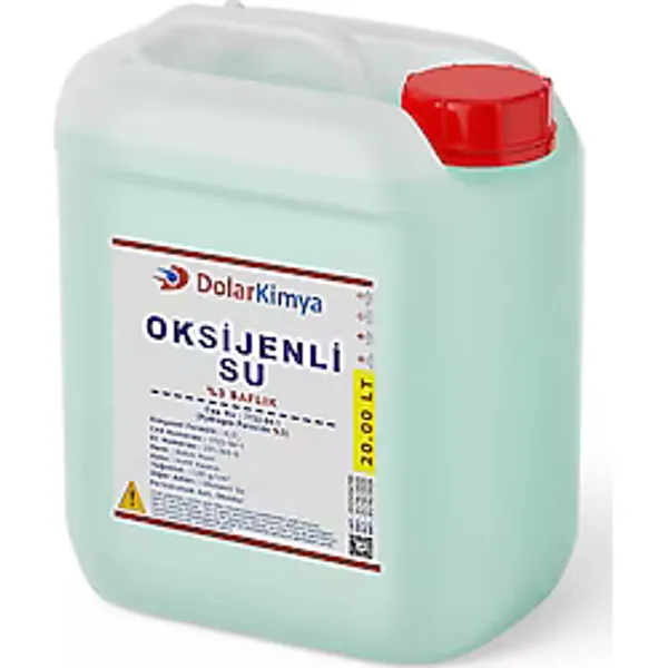 Oksijenli Su 3 20 Kg (Hidrojen Peroksit %3,Perhidrol)