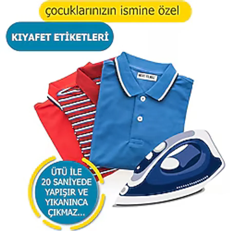 Okul Kıyafet Etiketi 24 Adet