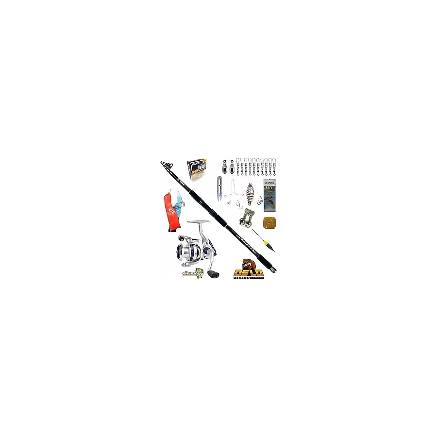 Okuma Aria-6000 Oslo Black Fight 360cm 100-200gr Profesyonel Surf Sazan Kıyı Olta Takımı Seti