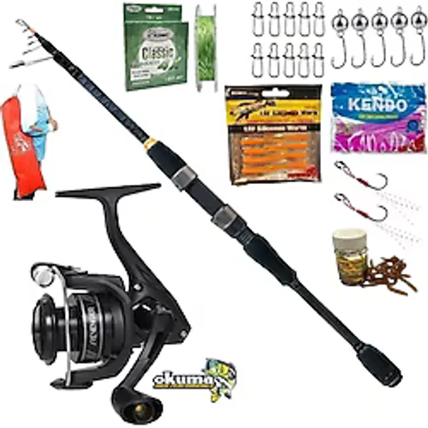 Okuma Revenger Rv-2000A 2.05Mm 0,5-7Gr Ryuji Rock Fish Lrf Olta Takımı Seti