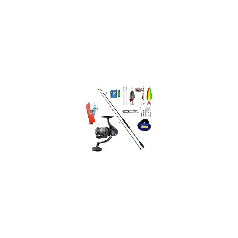 Okuma Revenger Rv-40 Double Black 270cm 15-40gr Turna Spin Olta Takımı Seti