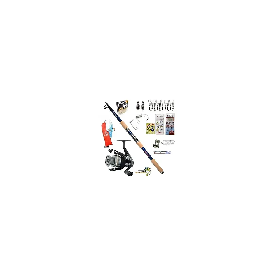 Okuma Revenger Rv-40 Piranha Ultimate 270CM 50-100GR Kıyı Spin Olta Takımı Seti