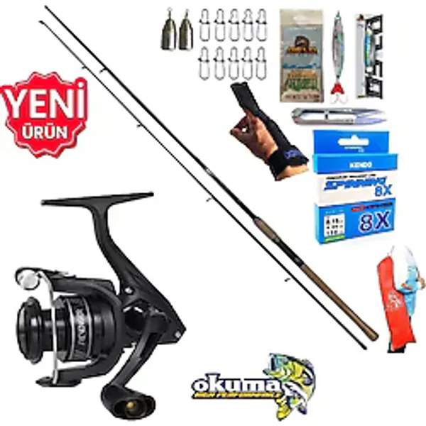 Okuma Revenger Rv-4000A 240Cm 15-40Gr Daiko Spin Olta Takımı Seti