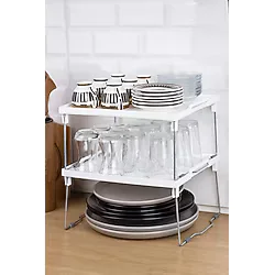 Okyanus Home Metal Ayaklı Tek Katlı Pratik Raf Düzenleyici 28x30