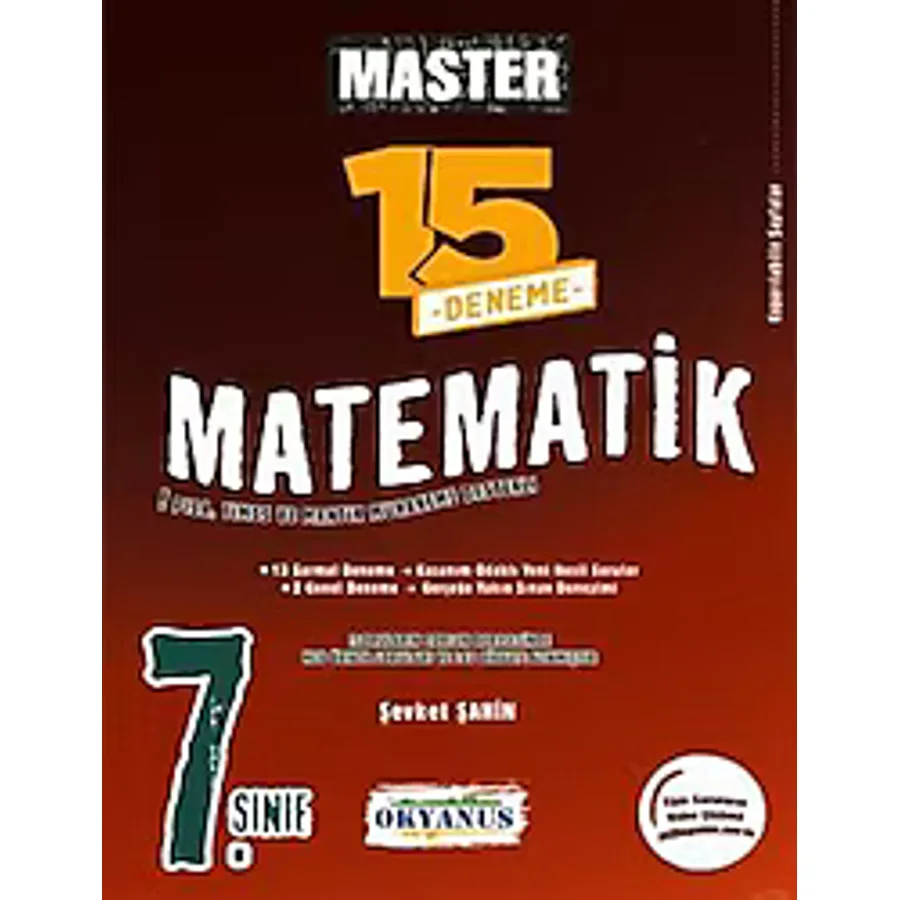 Okyanus Yayıncılık 7. Sınıf Master 15 Matematik Denemesi