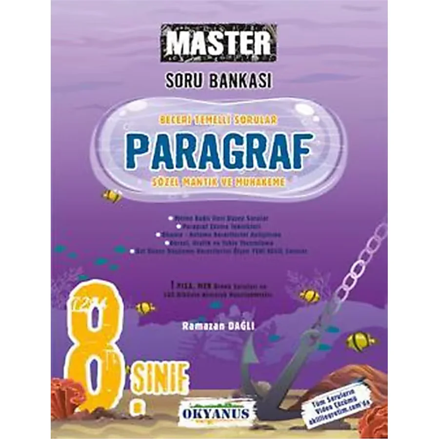 Okyanus Yayıncılık 8. Sınıf Master Paragraf Soru Bankası