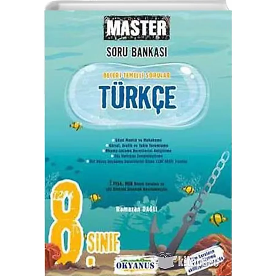 Okyanus Yayıncılık 8. Sınıf Master Türkçe Soru Bankası