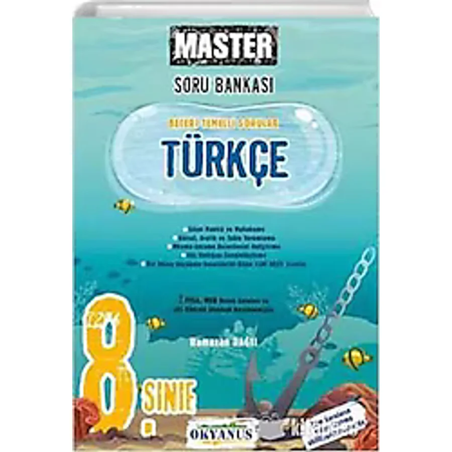 Okyanus Yayıncılık 8. Sınıf Master Türkçe Soru Bankası