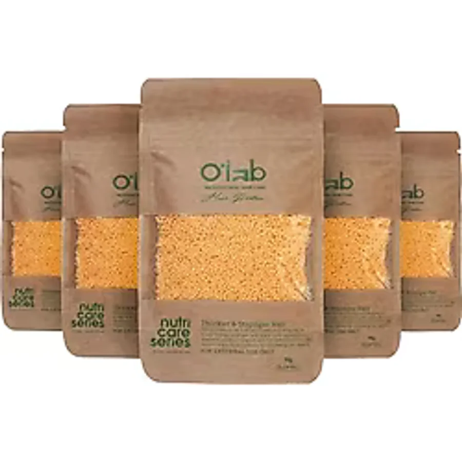Olab Protein Bazlı Saç Bakım Tozu 50 g x 5 Set Boyalı Saçlar İçin Onarıcı, Hacim Veren ve Yıpranma Karşıtı Saç Proteini