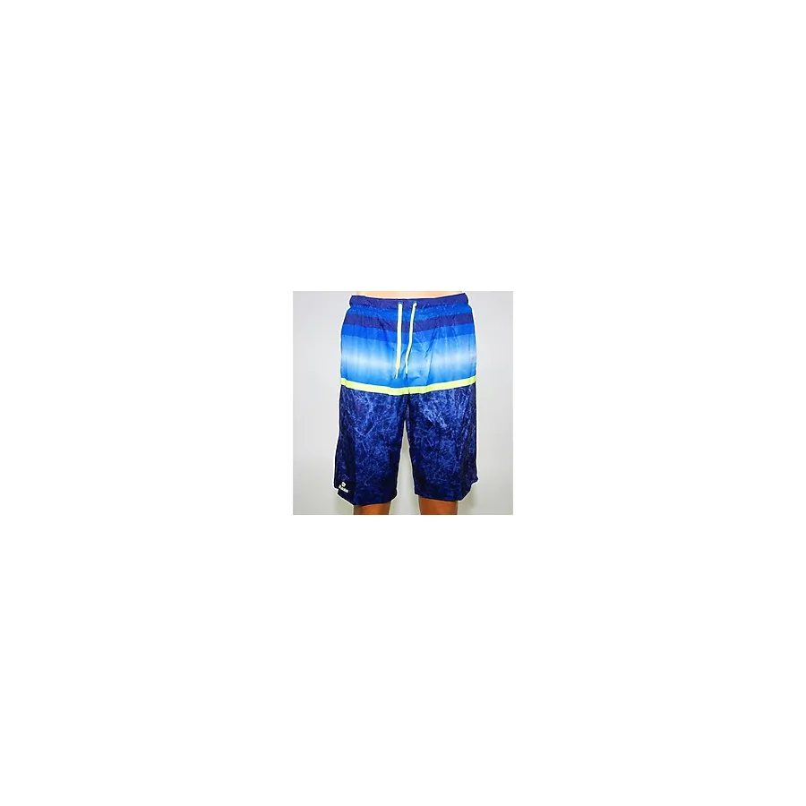 OLAIAN Erkek Boardshort Şort Mayo Uzun Deniz Havuz Astarlı Short Mavi Mavi M
