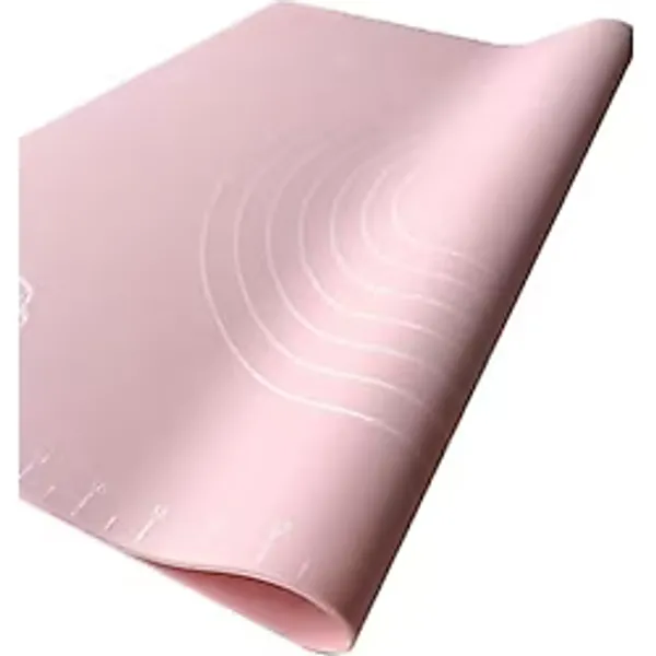 Ölçülü 50X40( 0,5) cm Silikon Hamur Açma Matı