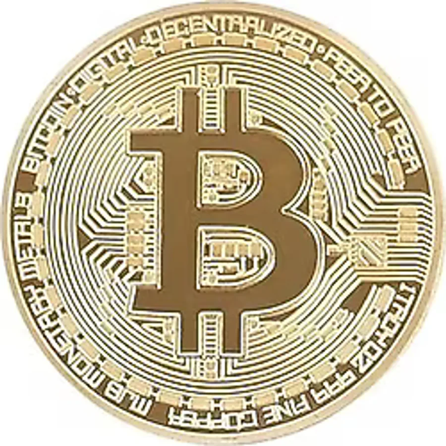 OLLEVRA Bitcoin Madeni Hatıra Hediye Sikke