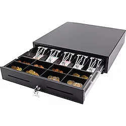 Olympia Xld 460A Geniş Tip Metal Para Çekmecesi (8 Bozuk Para, 4 Kağıt Para Bölmeli)