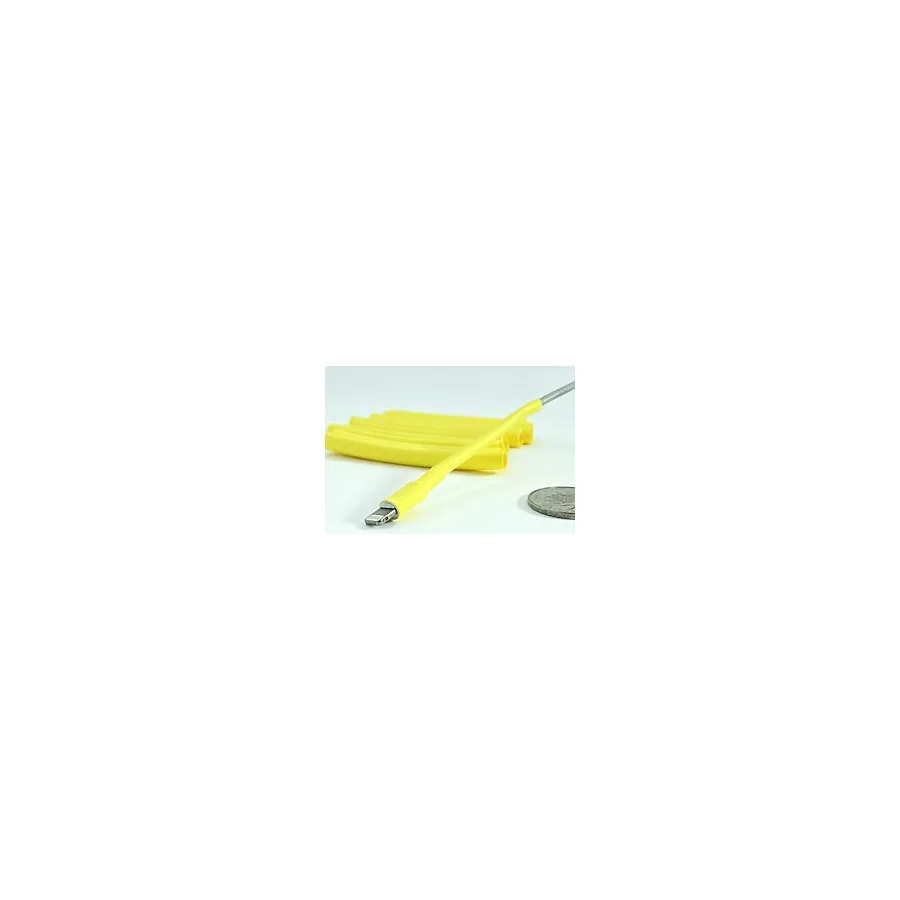 OMAC Iphone Uyumlu Sarı Şarj Kablosu Koruyucu Makaron 10 Adet 6 cm
