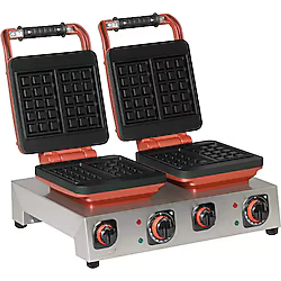 Omake Elektrikli Kare Model Manuel Çiftli Waffle Makinesi Zamanlayıcılı WFL21.E22.0101.Z50