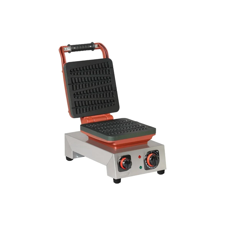 Omake Kare Waffle Makinesi Çubuklu Çam
