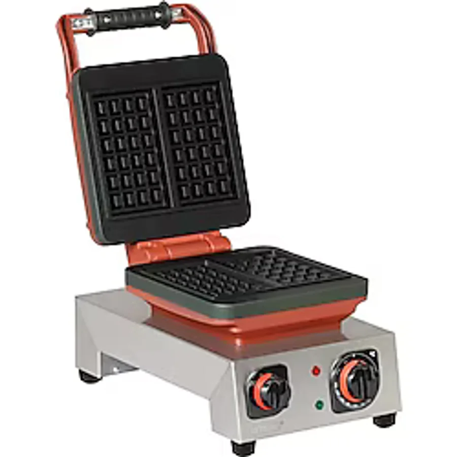 Omake Waffle Makinesi, Sabit Tekli, Yuvarlak, Zaman Ayarlı