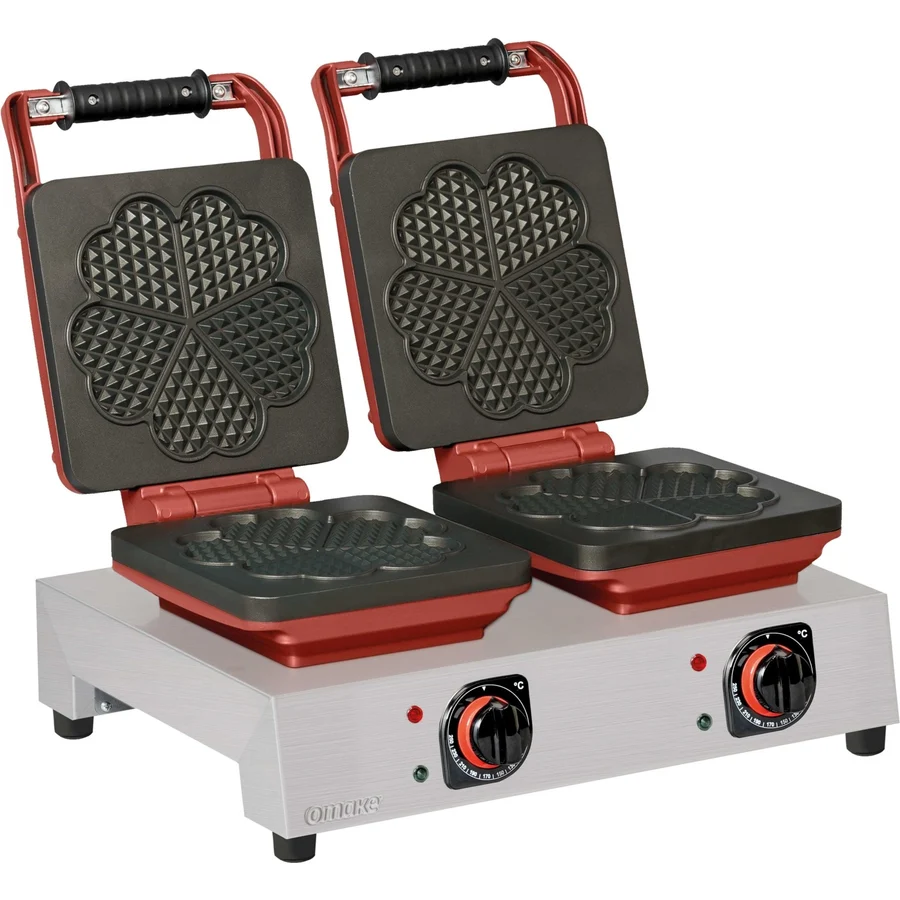 Omake Waffle Makinesi WFL21.E21 Z5F Kare Çiftli 1401 - Inox