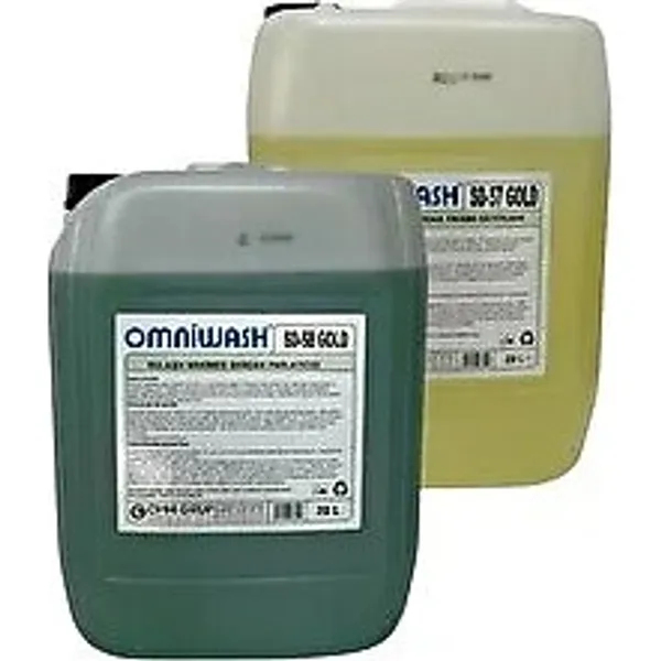 Omniwash Gold Endüstriyel Sıvı Bulaşık Yıkama Deterjanı ve Parlatıcısı 2x20 lt