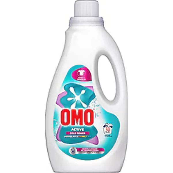 Omo Active Cold Power Beyazlar ve Renkliler için Sıvı Deterjan 1.5 lt