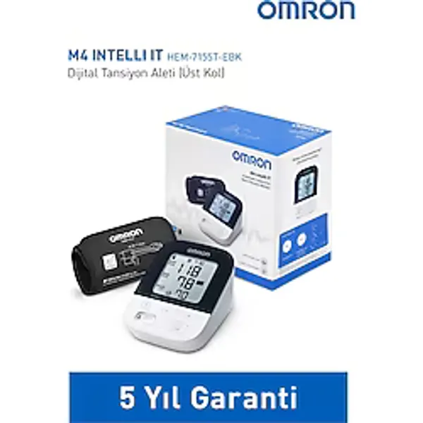 Omron M4 Intelli It, 2 Kullanıcılı, Akıllı Telefonlar Ile Uyumlu Üst Koldan Ölçer Tansiyon Aleti
