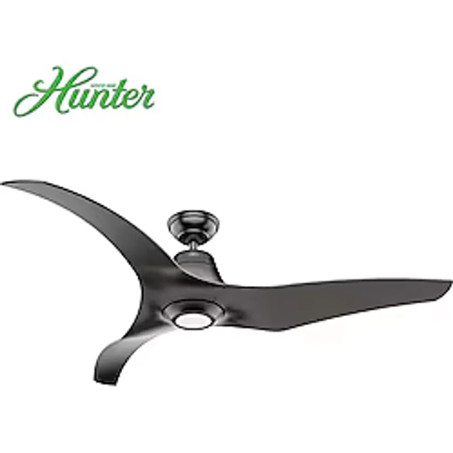 Ömür boyu motor ve sessizlik garantili Hunter - Stingray Granit - 152 Cm. DC Motor Aydınlatmalı Tavan Vantilatörü