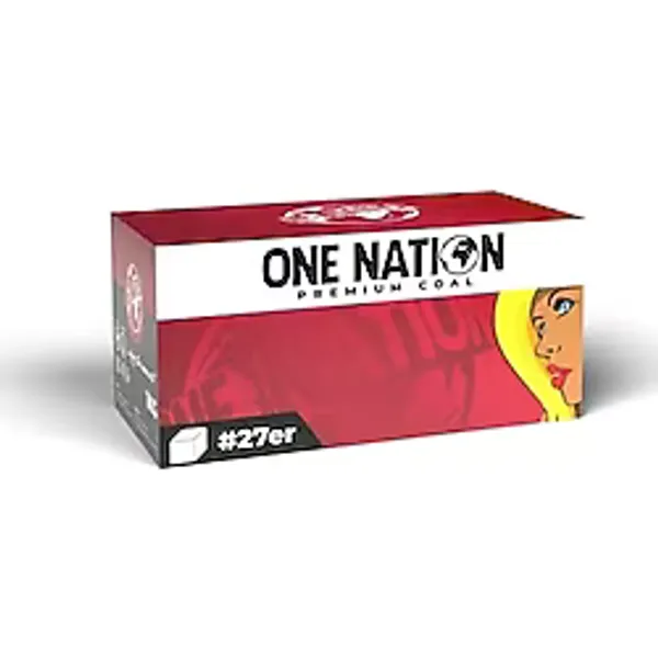 One Nation 27Er Premium Nargile Kömürü 1 Kg