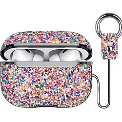 Onegif Airpods 2 (2.nesil) Bright Simli Airpods Kapak - Gold
