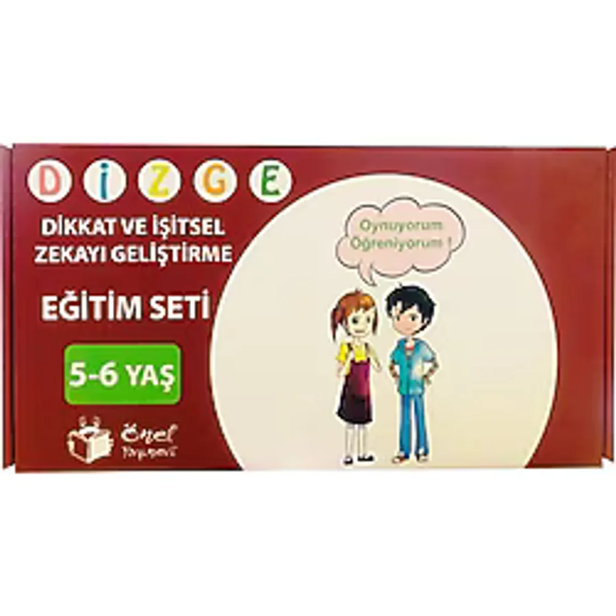 Önel Yayıncılık Dizge 5-6 Yaş Zeka Geliştirici Eğitim Seti (11 KİTAPÇIK KONTROL ARACI) Işitsel Dik
