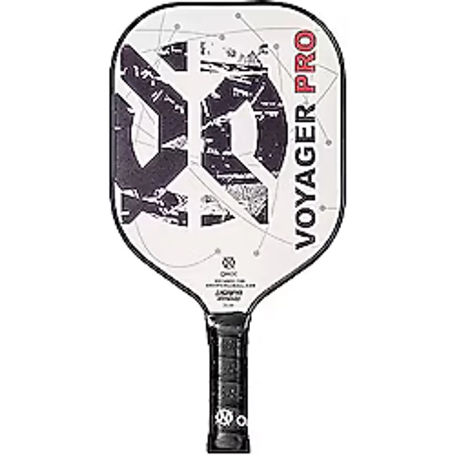 ONIX Voyager Pro Pickleball küreği birinci sınıf grafit yüzeyli ve hassas kesilmiş polipropilen, inanılmaz dokunuş için