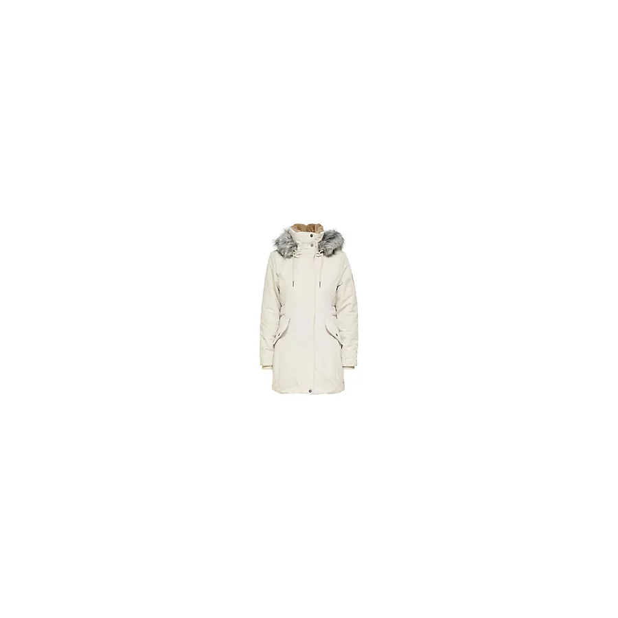 Only New Priska 15300627 Kapüşonlu Kürklü Kadın Parka