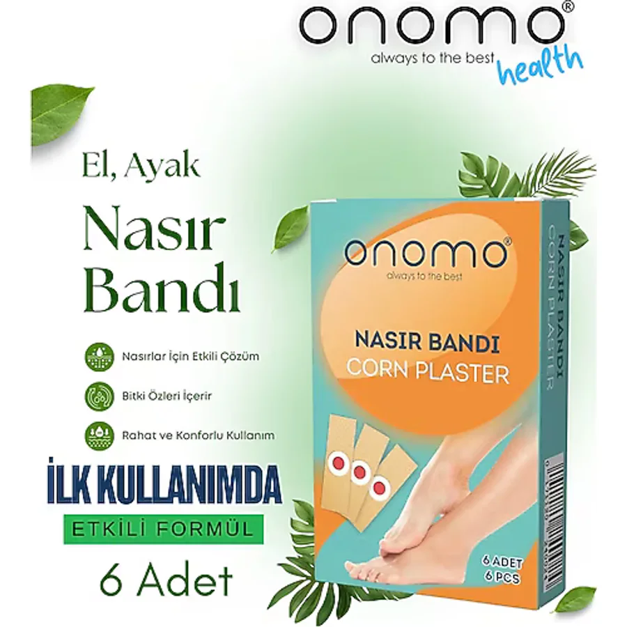 Onomo Nasır Bandı Nasır Yakısı 6 Adet