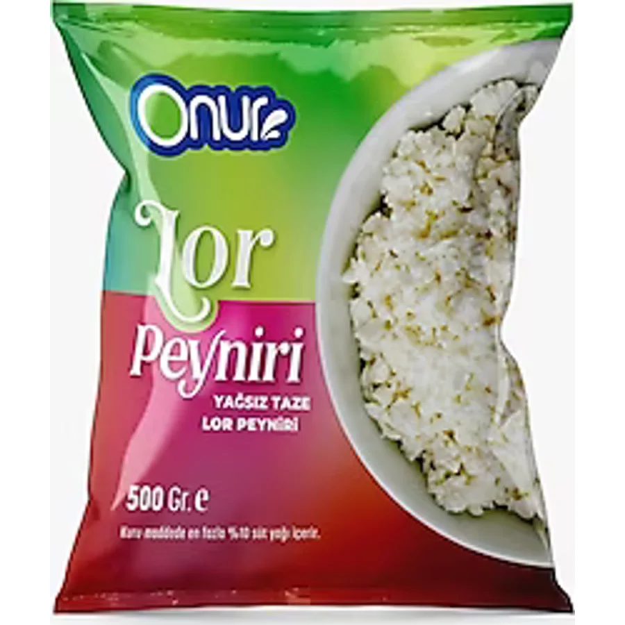 Onur Yağsız Lor Peyniri 500 gr