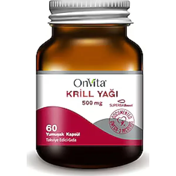 Onvita Krill Yağı 500 mg 60 Kapsül