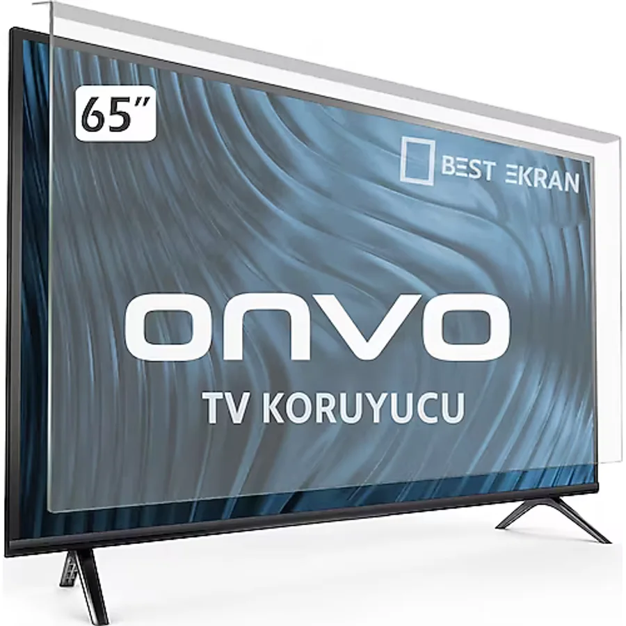 Onvo 65OVF9001UQ Tv Ekran Koruyucu - Onvo 65 inç 165 Ekran Hd QLED Tv Frameless