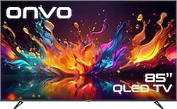 Onvo 85VQ90F3UA 4K Ultra HD 85" 216 Ekran Uydu Alıcılı Google Smart QLED TV