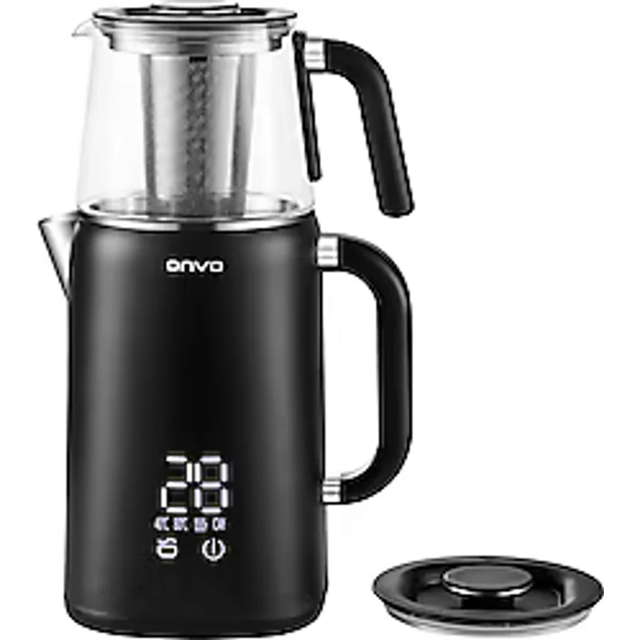 Onvo OVTM01 Cam Demlikli Çay Makinesi