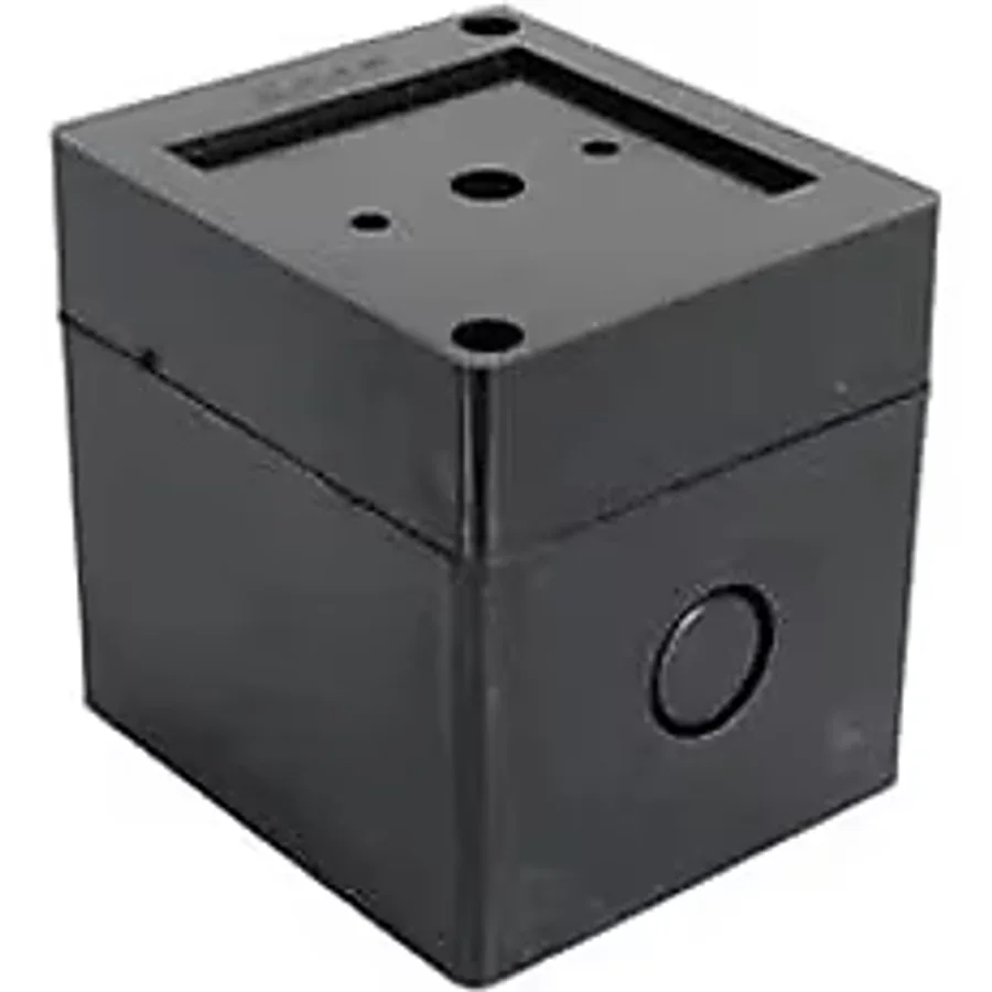 Opaş 65x75x70 Ip 54 Mini Tip Siyah Şalter Kutusu