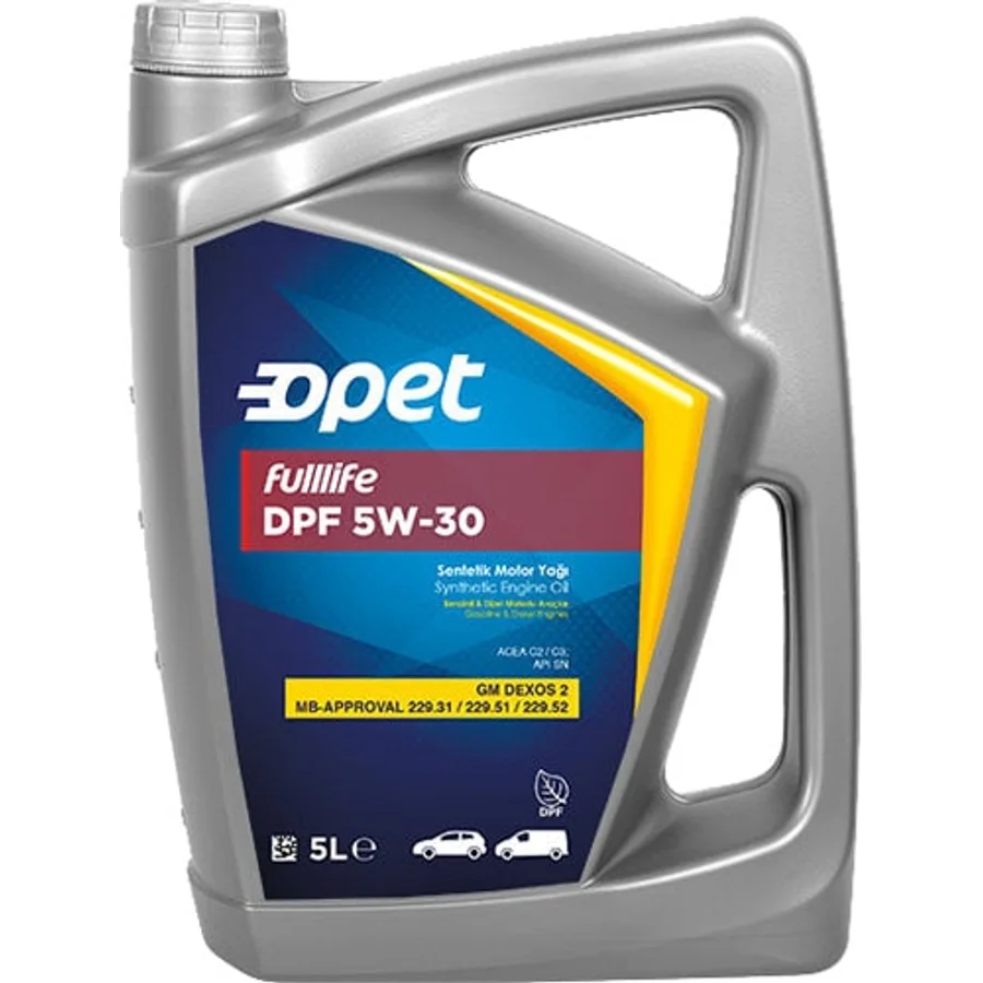 Opet Fulllife DPF 5W-30 5 lt Motor Yağı