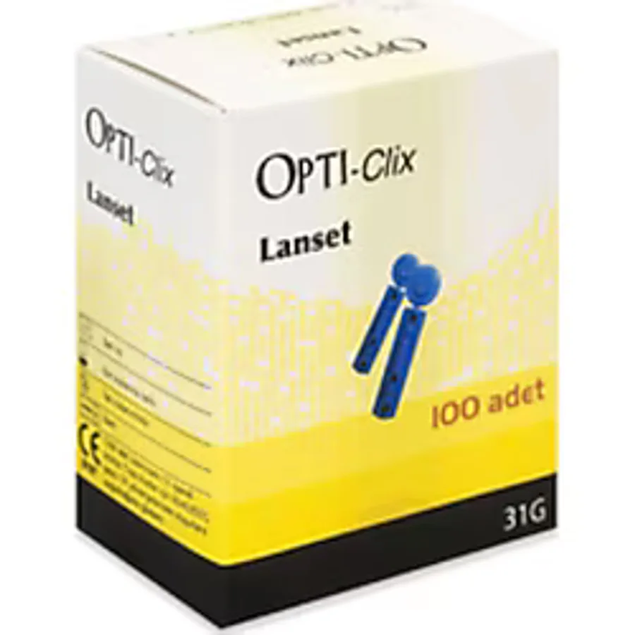 Optima Şeker Ölçüm Lanset İğne Ucu 100 Adet