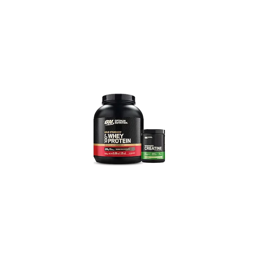 Optimum Nutrition Gold Standart Whey Protein 2.3 kg+ ON Kreatin + ON Shaker