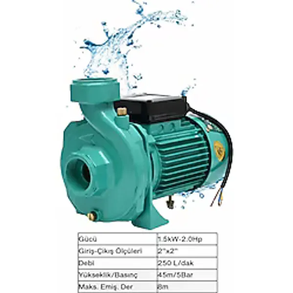 Optivex 2 Hp 80 Elektrikli Su Pompası Su Motoru 2 Inc